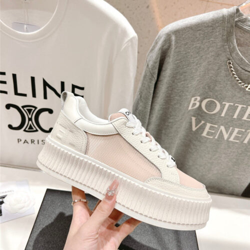 High Quality Luxury Chanel New Grid Fabric Casual Shoes product detail