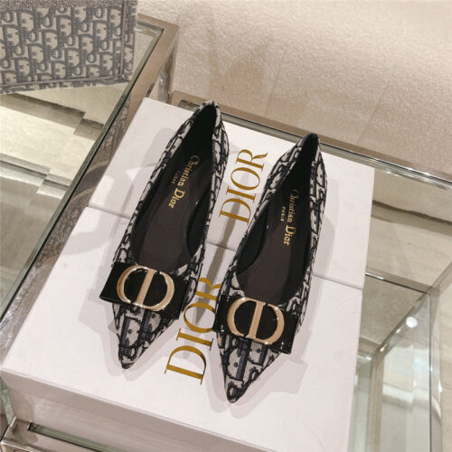 High Quality Luxury Dior Early Spring New Cat Heel Shoes – Style 10374 product detail