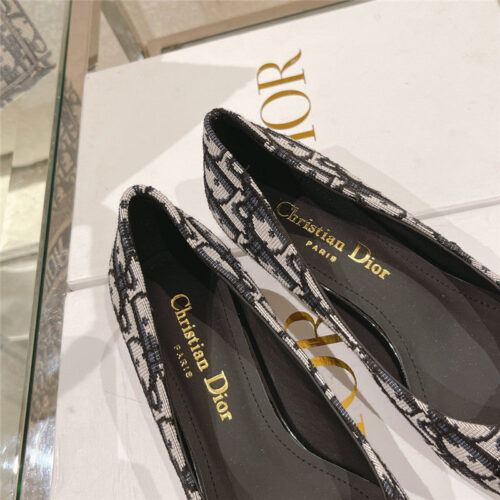 High Quality Luxury Dior Early Spring New Cat Heel Shoes – Style 10374 product detail