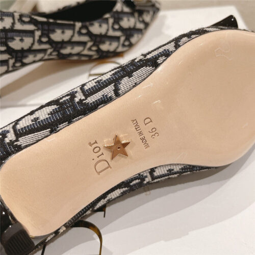 High Quality Luxury Dior Early Spring New Cat Heel Shoes – Style 10374 product detail