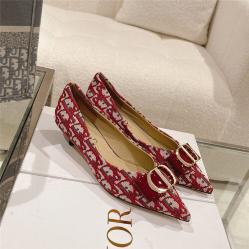 High Quality Luxury Dior Early Spring New Cat Heel Shoes – Style 06982 alternate view