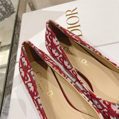 High Quality Luxury Dior Early Spring New Cat Heel Shoes – Style 06982 product detail