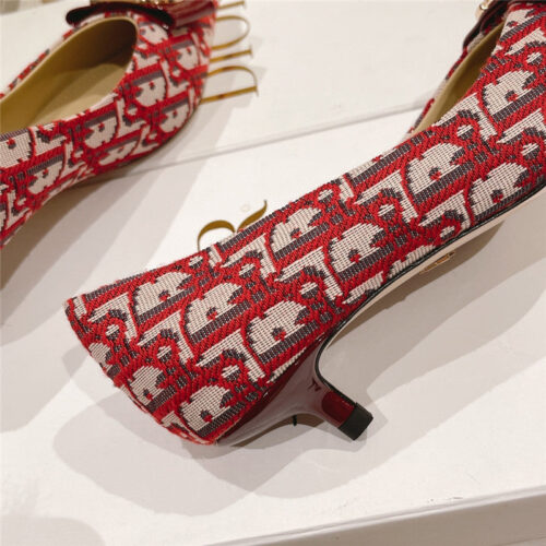 High Quality Luxury Dior Early Spring New Cat Heel Shoes – Style 06982 product detail