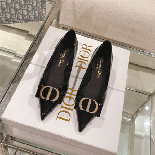 High Quality Luxury Dior Early Spring New Cat Heel Shoes – Style 38054 product detail