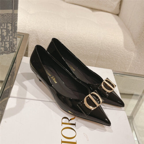 High Quality Luxury Dior Early Spring New Cat Heel Shoes – Style 38054 alternate view