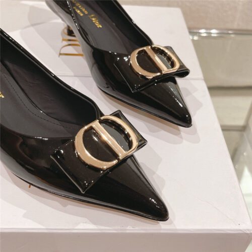 High Quality Luxury Dior Early Spring New Cat Heel Shoes – Style 38054 product detail