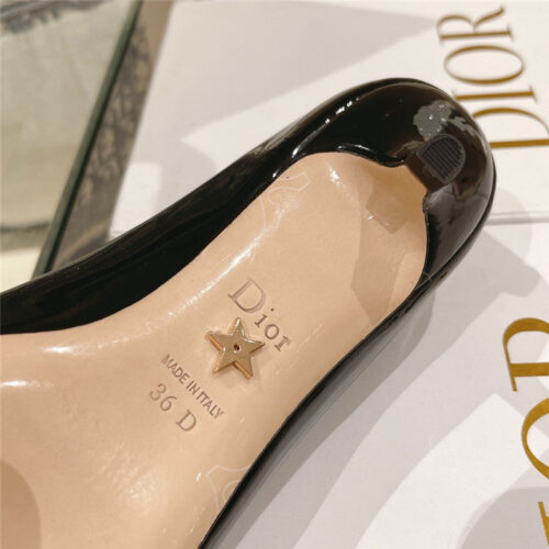 High Quality Luxury Dior Early Spring New Cat Heel Shoes – Style 38054 product detail