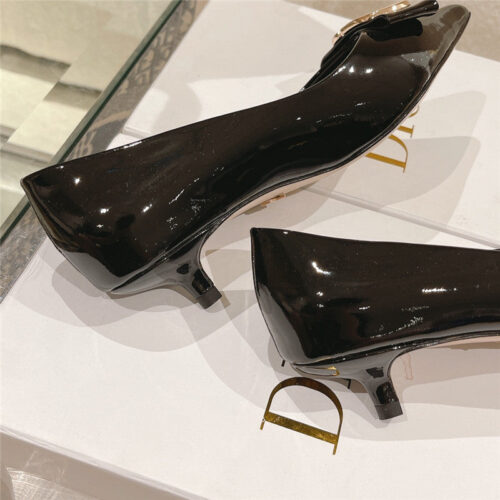 High Quality Luxury Dior Early Spring New Cat Heel Shoes – Style 38054 product detail