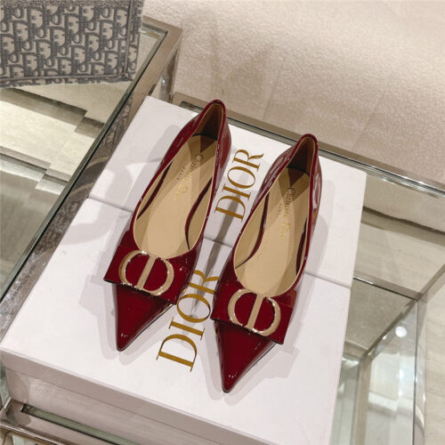 High Quality Luxury Dior Early Spring New Cat Heel Shoes – Style 01894 product detail