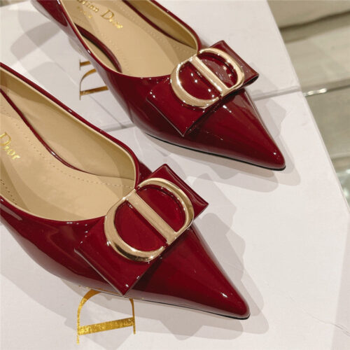 High Quality Luxury Dior Early Spring New Cat Heel Shoes – Style 01894 product detail