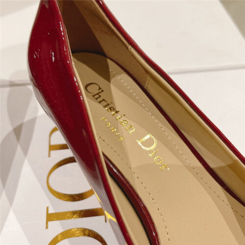High Quality Luxury Dior Early Spring New Cat Heel Shoes – Style 01894 product detail