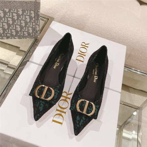 High Quality Luxury Dior Early Spring New Cat Heel Shoes – Style 93414 product detail
