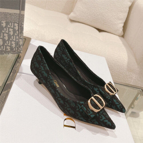 High Quality Luxury Dior Early Spring New Cat Heel Shoes – Style 93414 alternate view
