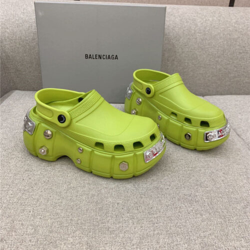 High Quality Luxury Balenciaga Platform Heeled Clogs – Style 36515