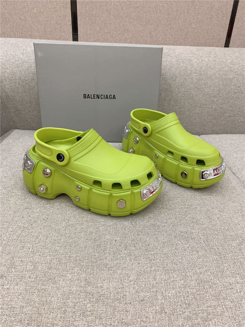 High Quality Luxury Balenciaga Platform Heeled Clogs – Style 36515