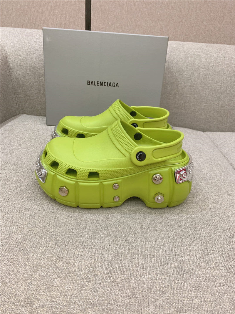 High Quality Luxury Balenciaga Platform Heeled Clogs – Style 36515 product detail