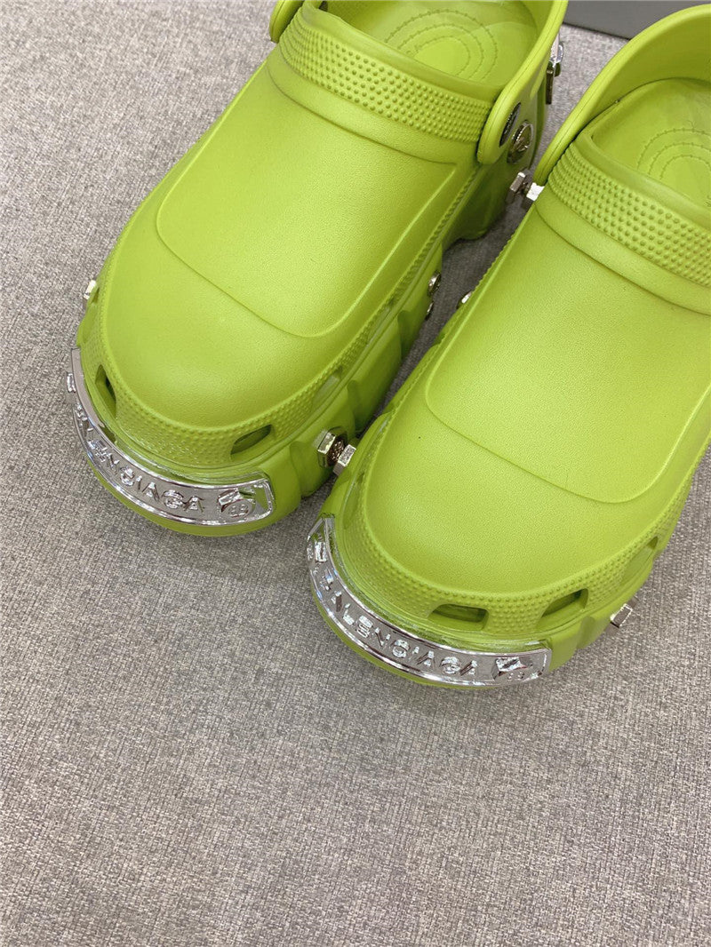 High Quality Luxury Balenciaga Platform Heeled Clogs – Style 36515 product detail