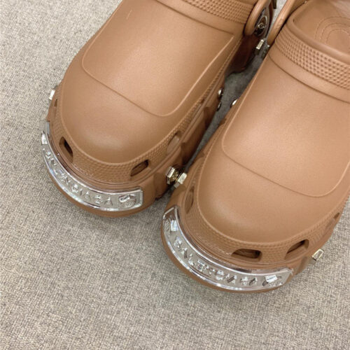 High Quality Luxury Balenciaga Platform Heeled Clogs – Style 00355 product detail