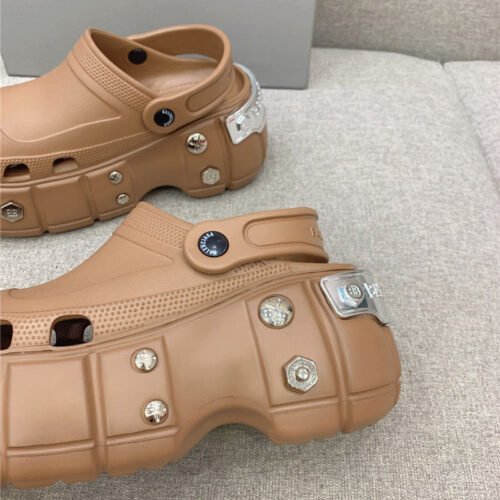 High Quality Luxury Balenciaga Platform Heeled Clogs – Style 00355 product detail