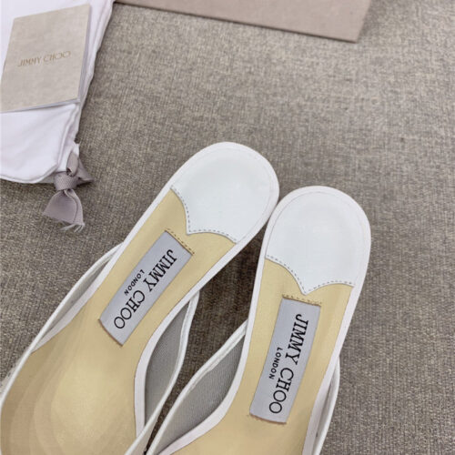 High Quality Luxury Jimmy Choo New Rhinestone Mesh Fairy Shoes Wedding Shoes product detail
