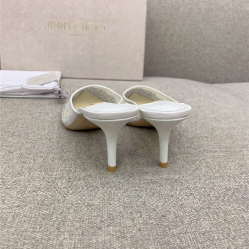 High Quality Luxury Jimmy Choo New Rhinestone Mesh Fairy Shoes Wedding Shoes product detail
