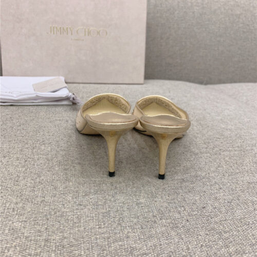 High Quality Luxury Jimmy Choo New Rhinestone Mesh Fairy Shoes Wedding Shoes – Style 76983 product detail