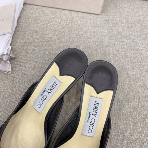 High Quality Luxury Jimmy Choo New Rhinestone Mesh Fairy Shoes Wedding Shoes – Style 39127 product detail