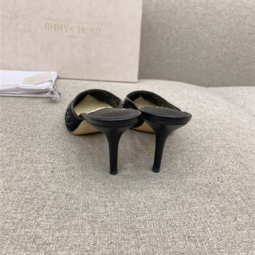 High Quality Luxury Jimmy Choo New Rhinestone Mesh Fairy Shoes Wedding Shoes – Style 39127 product detail