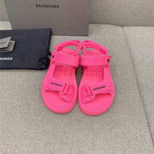 High Quality Luxury Balenciaga New Velcro Sandals – Style 44451 alternate view