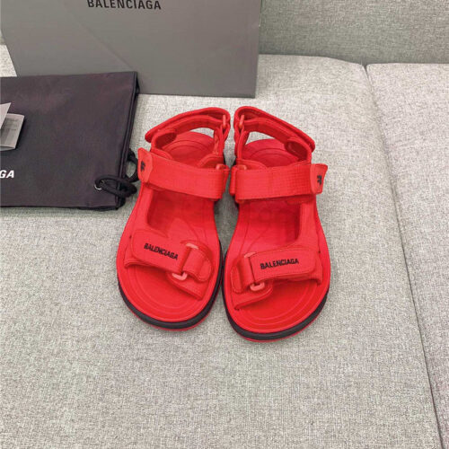High Quality Luxury Balenciaga New Velcro Sandals – Style 75523 alternate view