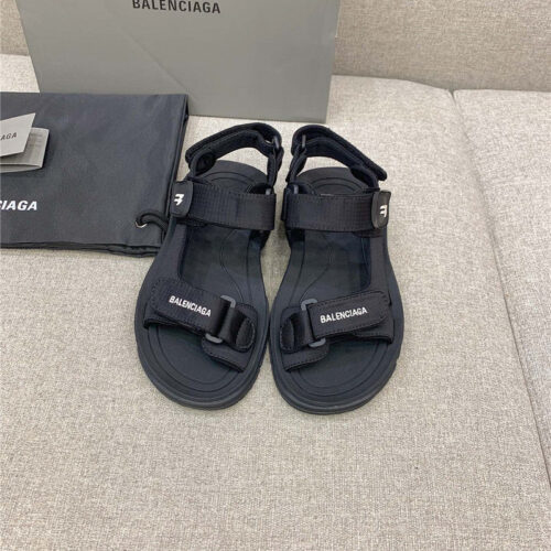 High Quality Luxury Balenciaga New Velcro Sandals – Style 03203 alternate view
