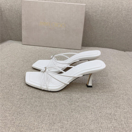 High Quality Luxury Jimmy Choo Heeled Slides product detail