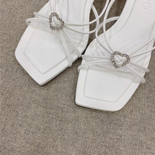 High Quality Luxury Jimmy Choo Heeled Slides product detail