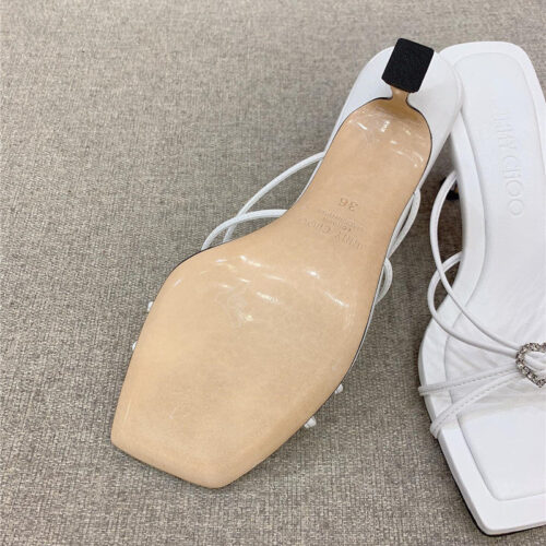 High Quality Luxury Jimmy Choo Heeled Slides product detail