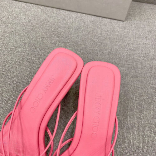High Quality Luxury Jimmy Choo Heeled Slides – Style 05623 product detail