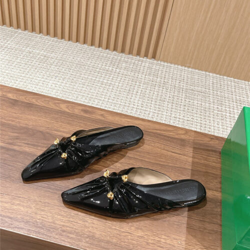 High Quality Luxury Bottega Veneta Bunnie Mules – Style 96742
