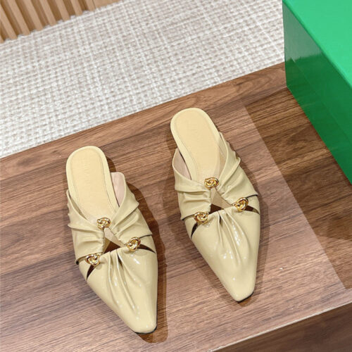 High Quality Luxury Bottega Veneta Bunnie Mules – Style 91654 alternate view