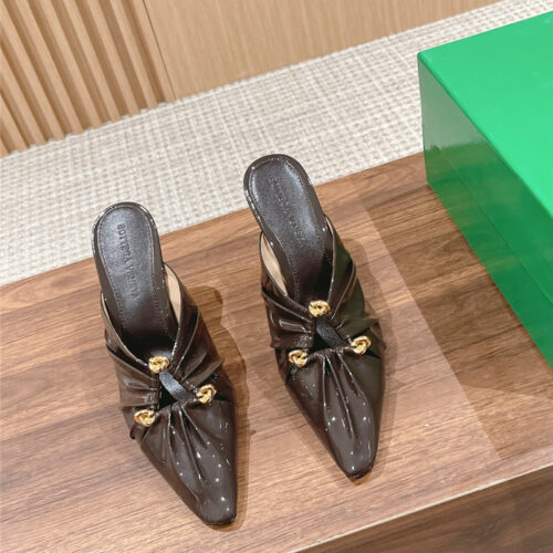 High Quality Luxury Bottega Veneta Bunnie Mules – Style 24422 alternate view
