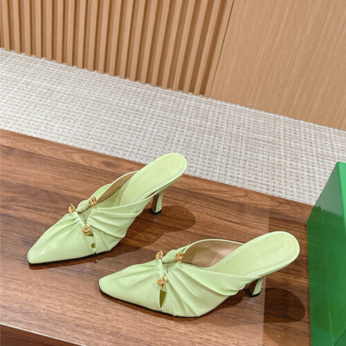 High Quality Luxury Bottega Veneta Bunnie Mules – Style 55494
