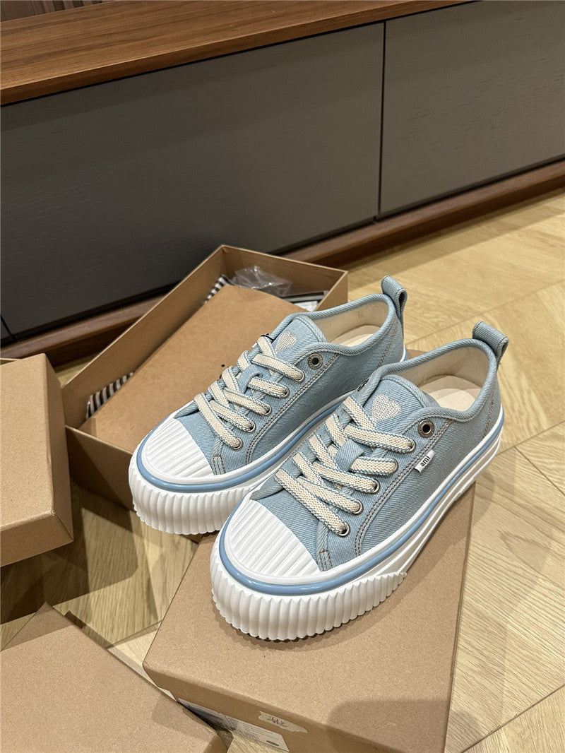 High Quality Luxury Amina Muaddi Denim Loafers – Style 24675