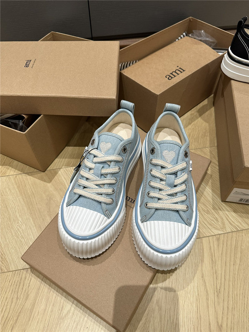 High Quality Luxury Amina Muaddi Denim Loafers – Style 24675 product detail