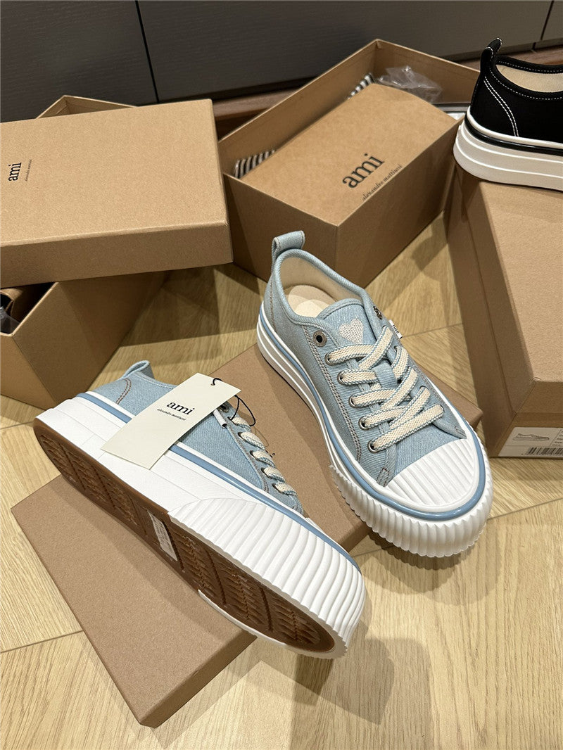 High Quality Luxury Amina Muaddi Denim Loafers – Style 24675 product detail