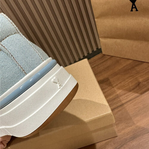 High Quality Luxury Amina Muaddi Denim Loafers – Style 24675 product detail