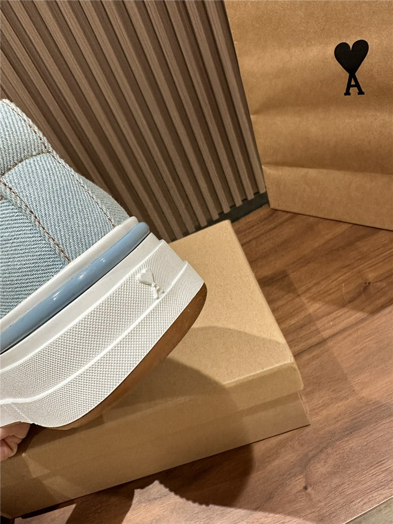 High Quality Luxury Amina Muaddi Denim Loafers – Style 24675 product detail