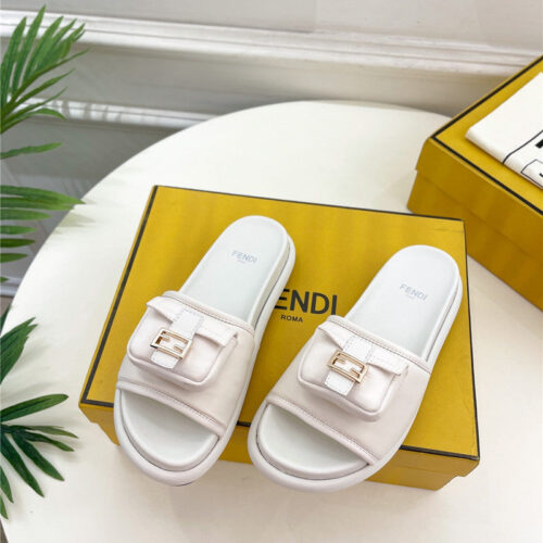 High Quality Luxury Fendi Pocket Casual Slippers – Style 53331 product detail