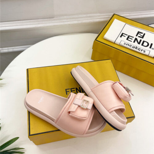 High Quality Luxury Fendi Pocket Casual Slippers – Style 48243 alternate view