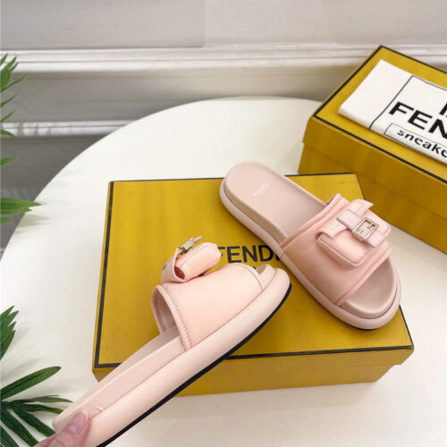 High Quality Luxury Fendi Pocket Casual Slippers – Style 48243 product detail