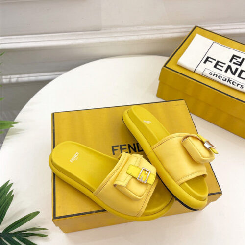 High Quality Luxury Fendi Pocket Casual Slippers – Style 44851 alternate view