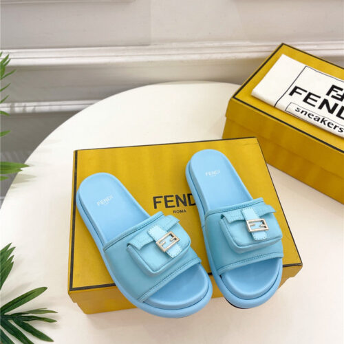 High Quality Luxury Fendi Pocket Casual Slippers – Style 98515