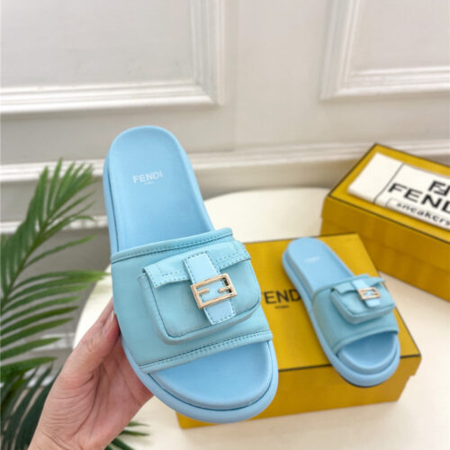 High Quality Luxury Fendi Pocket Casual Slippers – Style 98515 alternate view